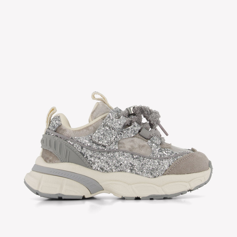 MonnaLisa Kinder Meisjes Sneakers In Zilver