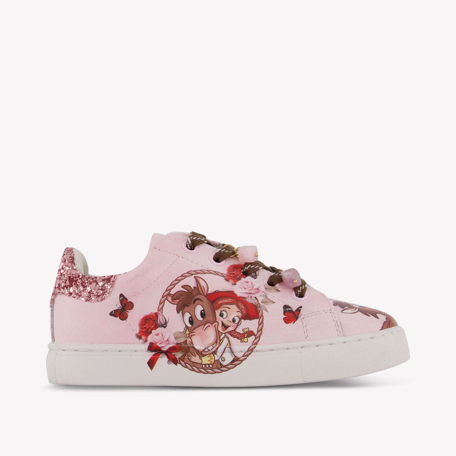 MonnaLisa Filles Baskets dans Rose Léger