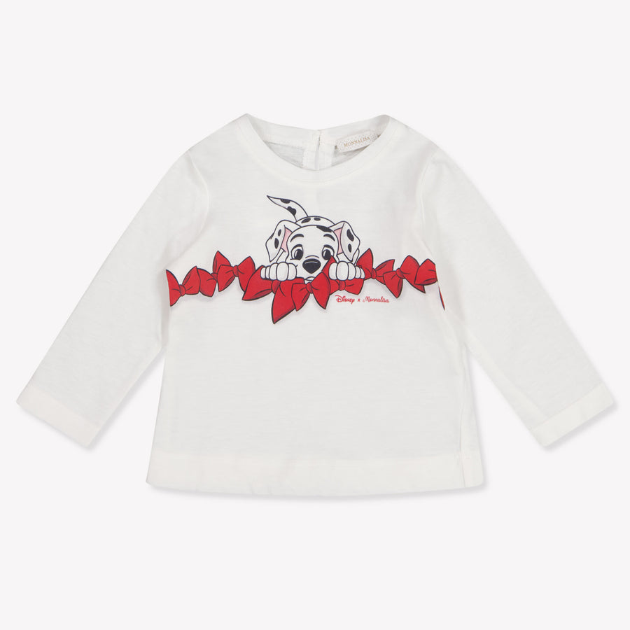 MonnaLisa bebe Chicas Camiseta adentro Blanco Roto