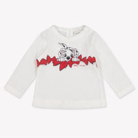 MonnaLisa Bébé Filles T-shirt en blanc cassé