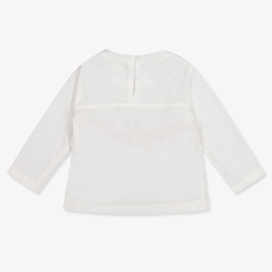 MonnaLisa Bébé Filles T-shirt en blanc cassé