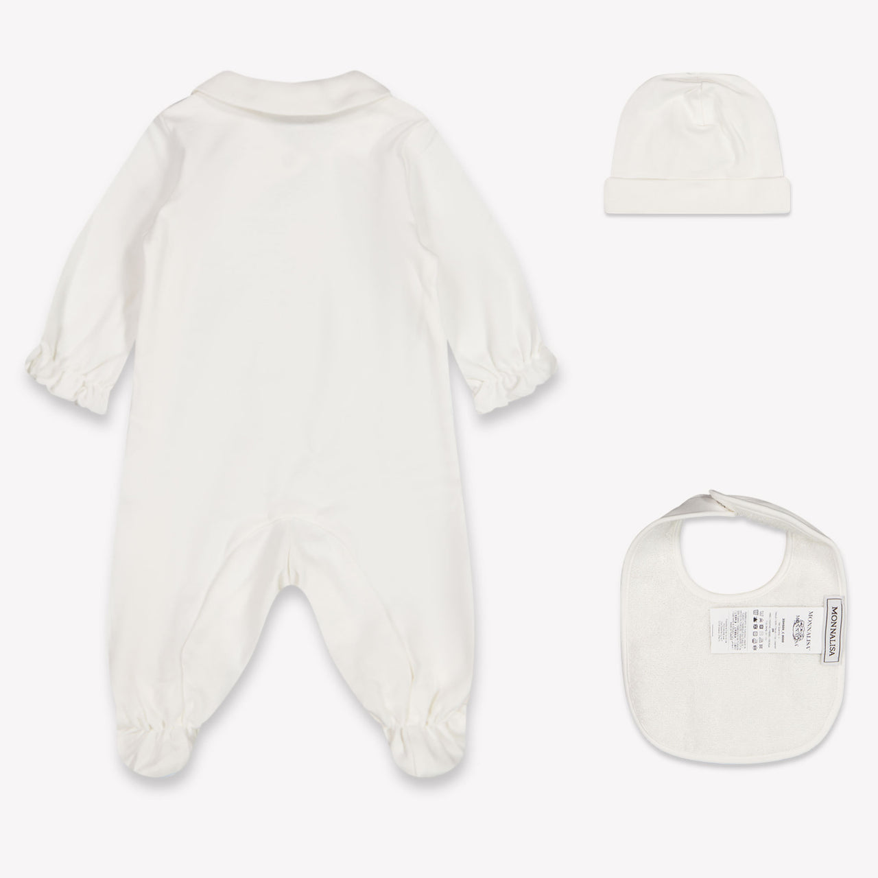 MonnaLisa Baby Girls Playsuit In OffWhite