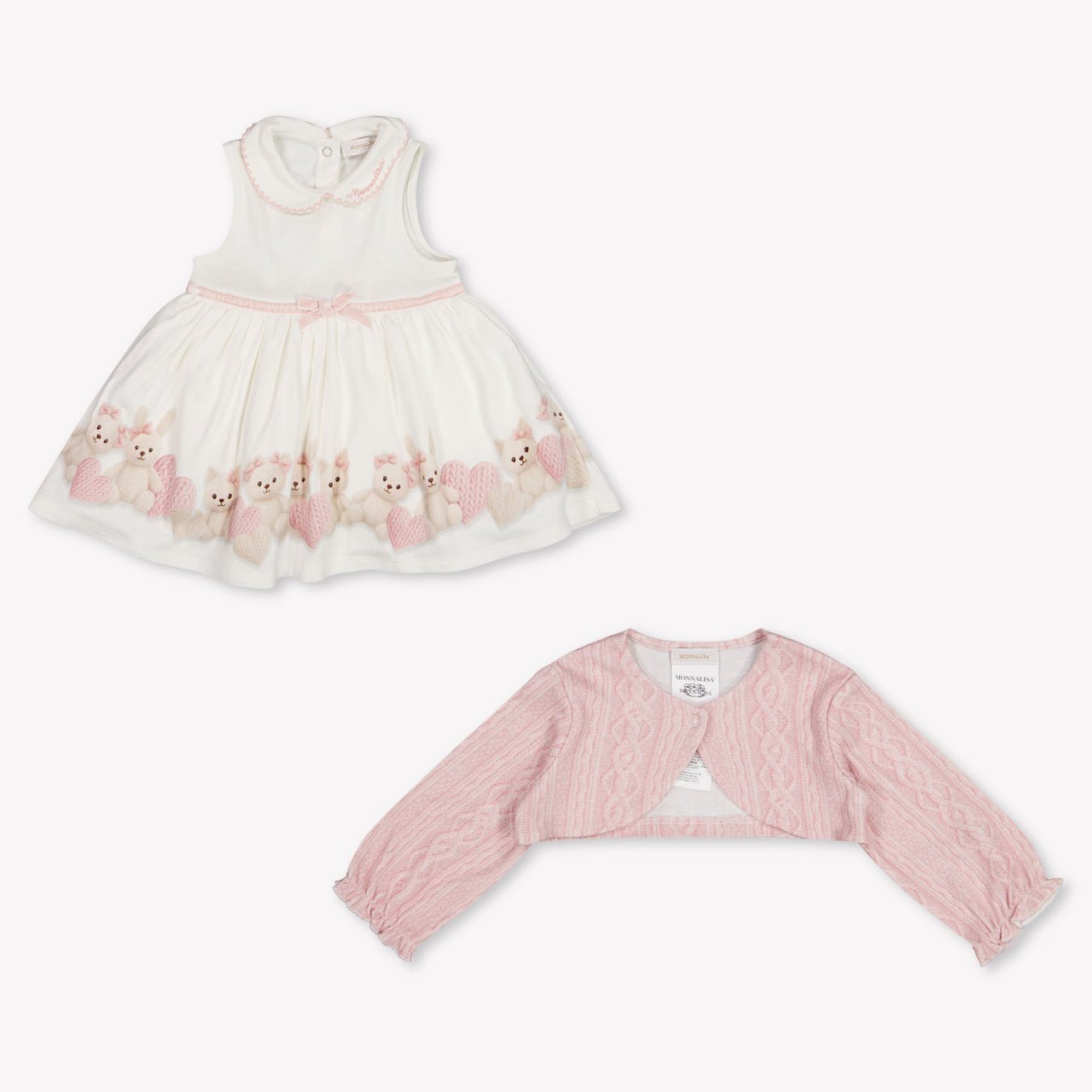 MonnaLisa bebe Chicas Vístete Rosa claro