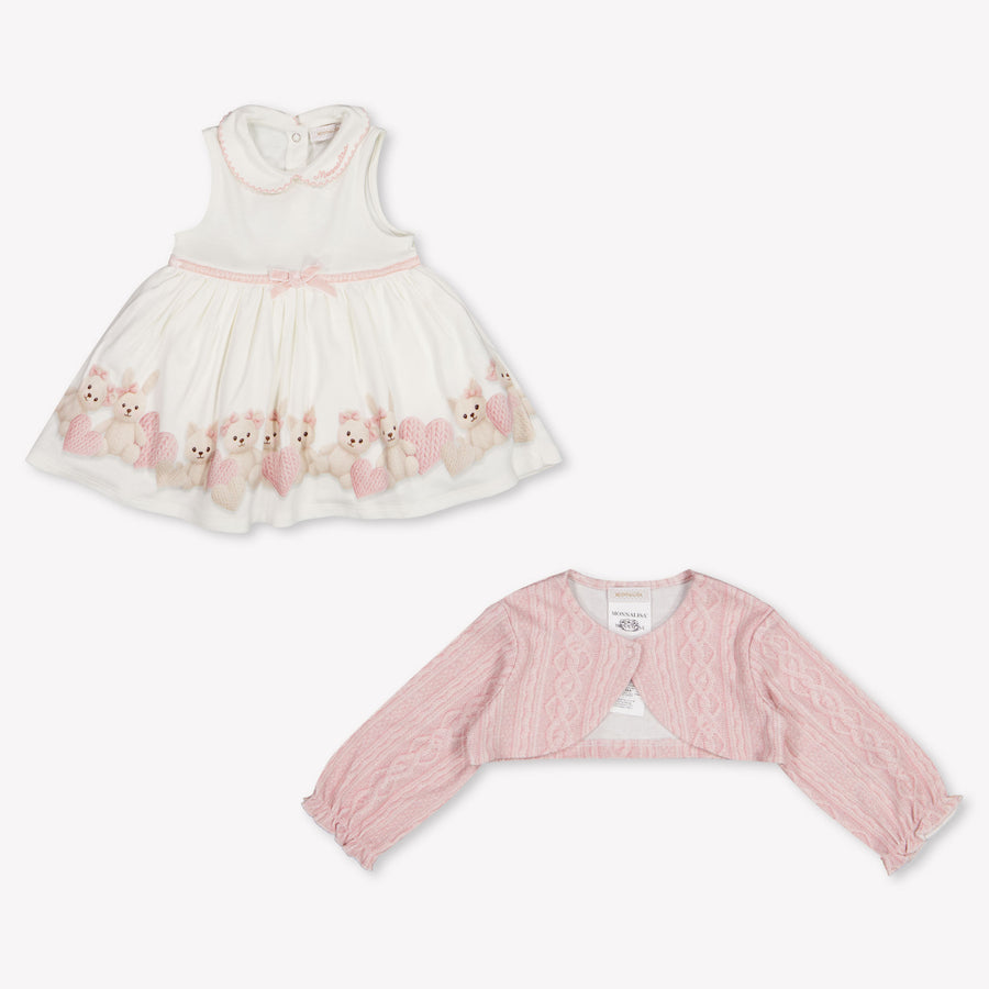 MonnaLisa bebe Chicas Vístete Rosa claro