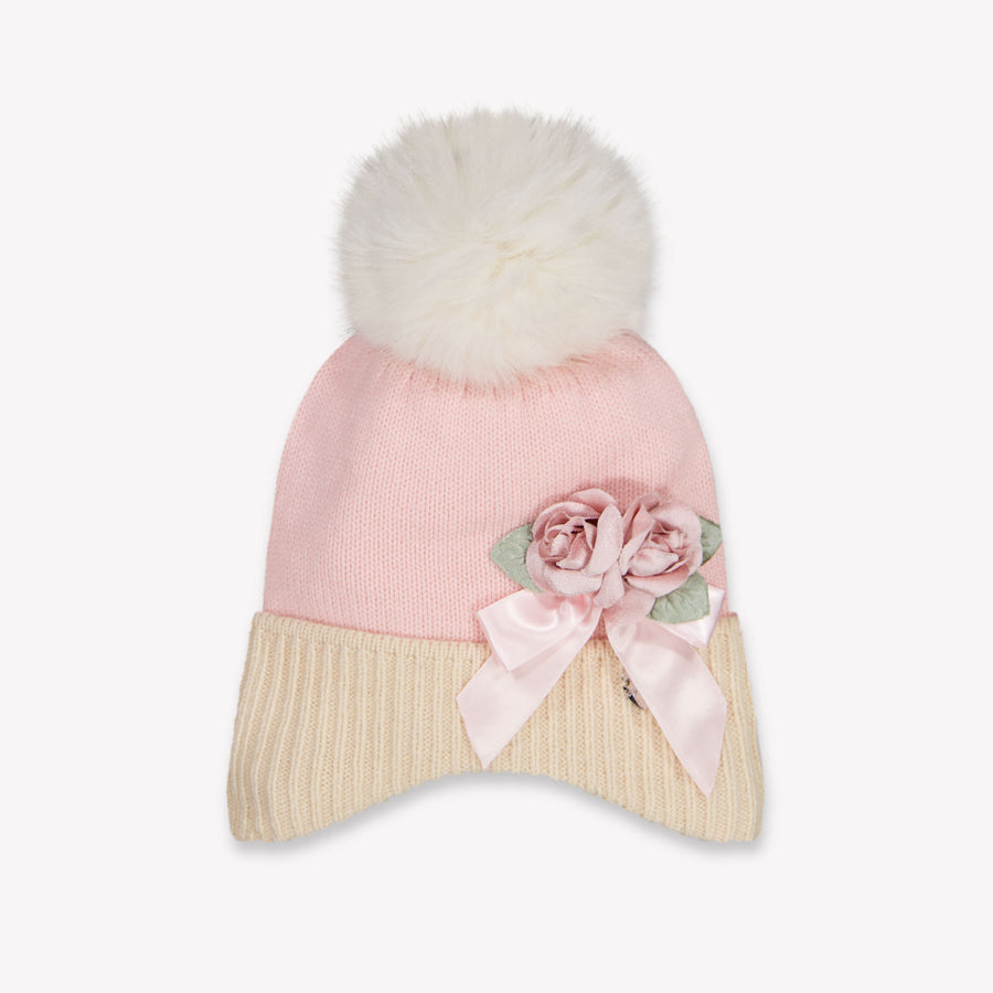 MonnaLisa Baby Meisjes Muts In Licht Roze