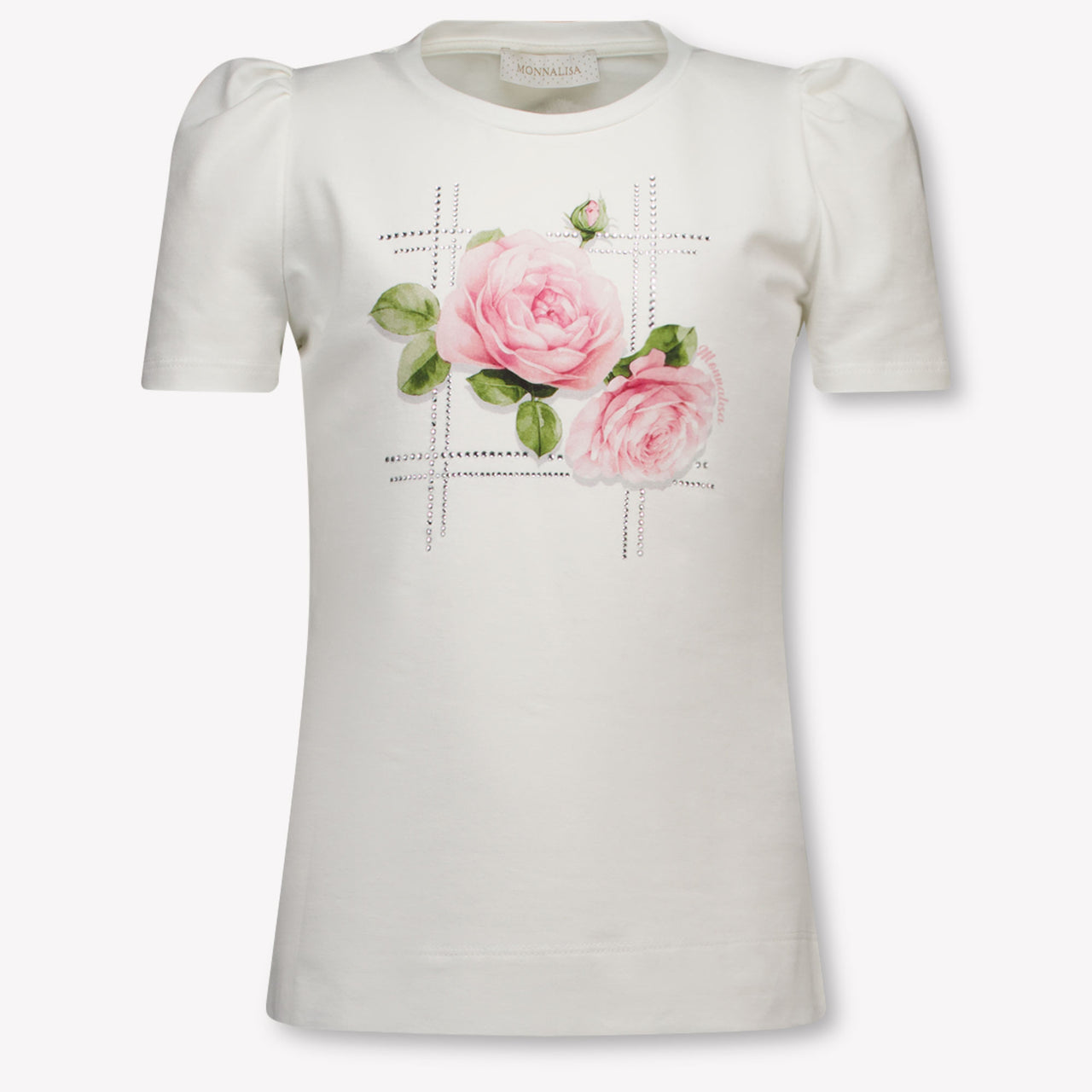 MonnaLisa Bambini Ragazze Maglietta dentro Off White