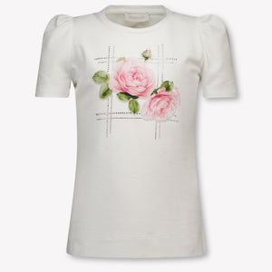 MonnaLisa Bambini Ragazze Maglietta dentro Off White
