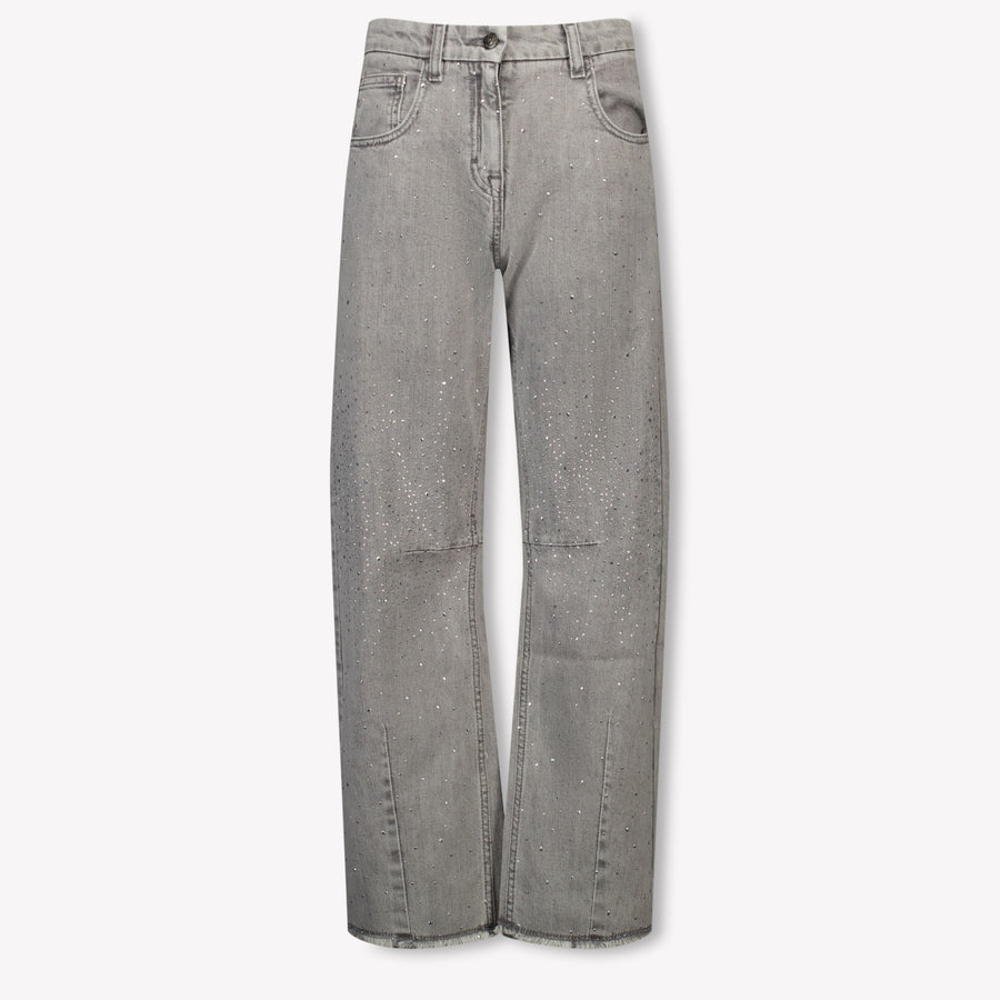 MonnaLisa Bambini Ragazze Jeans Dentro Grigio Chiaro