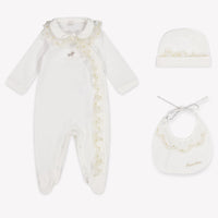 MonnaLisa Bambino Ragazze Tutina dentro Off White