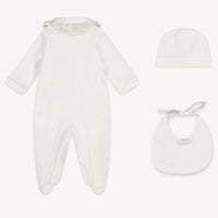 MonnaLisa Bambino Ragazze Tutina dentro Off White