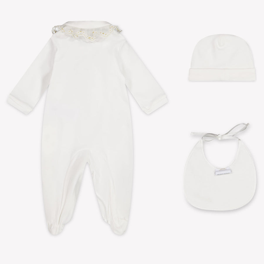 MonnaLisa Bambino Ragazze Tutina dentro Off White