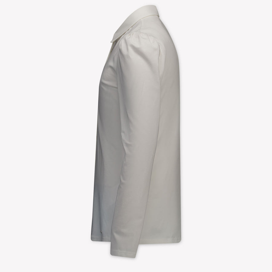 MonnaLisa Enfants Filles Chemisier en blanc cassé