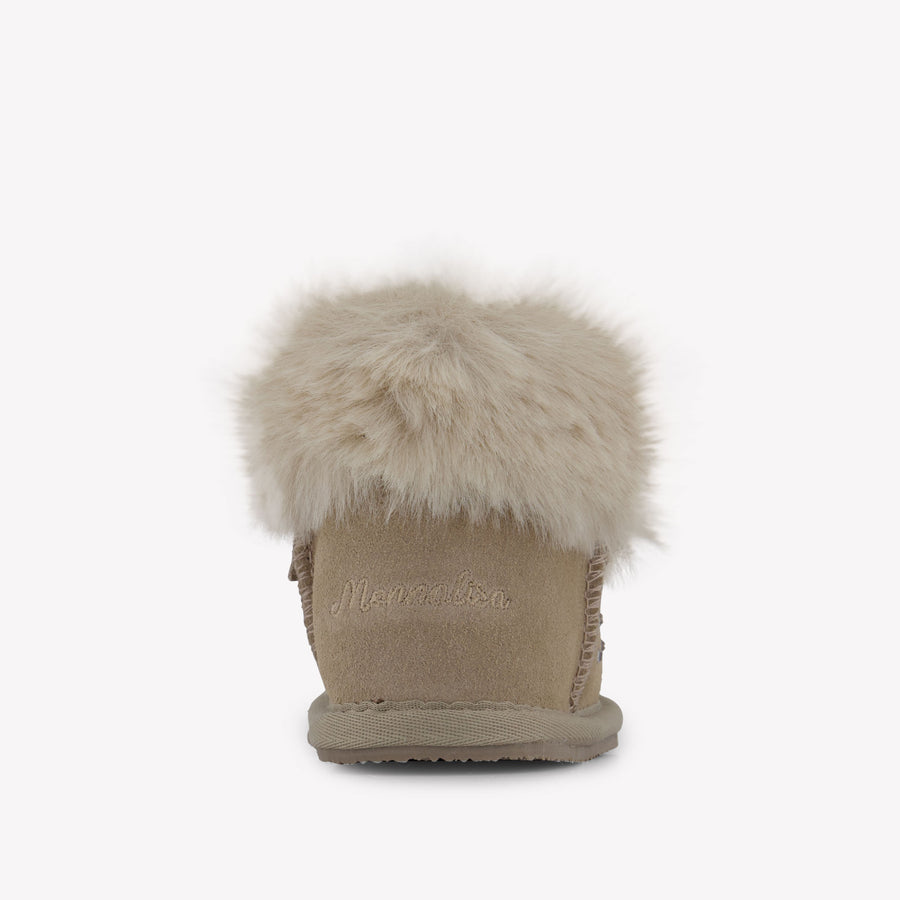 MonnaLisa Chicas Botas adentro Beige