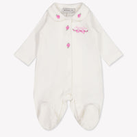 MonnaLisa Bébé Filles Combishort en blanc cassé