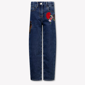 MonnaLisa niños Chicas Vaquero en Azul