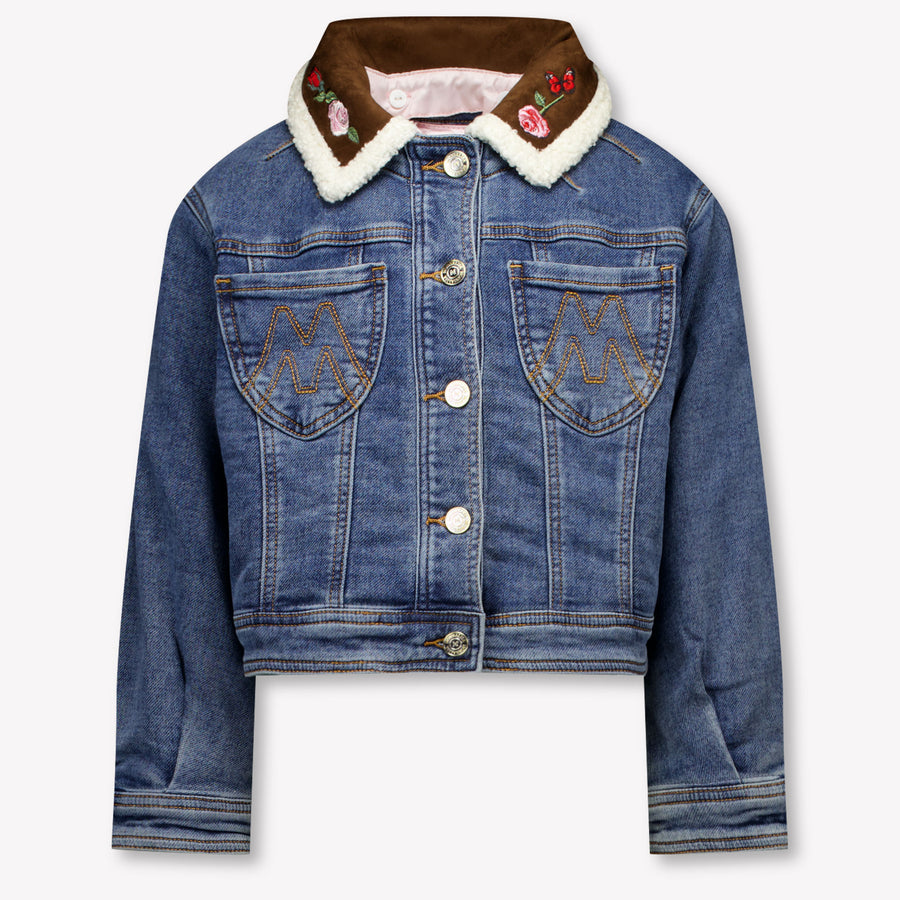MonnaLisa Bambini Ragazze Giacche di jeans dentro Jeans