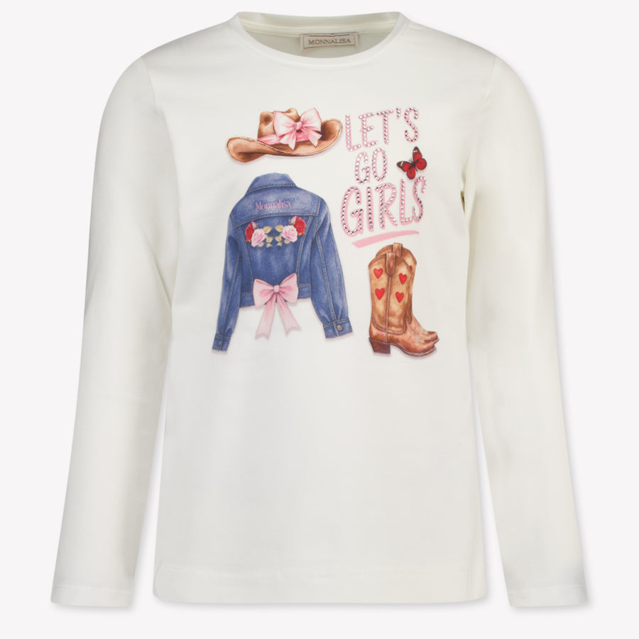 MonnaLisa Mädchen T-Shirt in Off-White