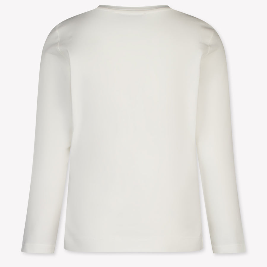 MonnaLisa Kids Girls T-Shirt In OffWhite