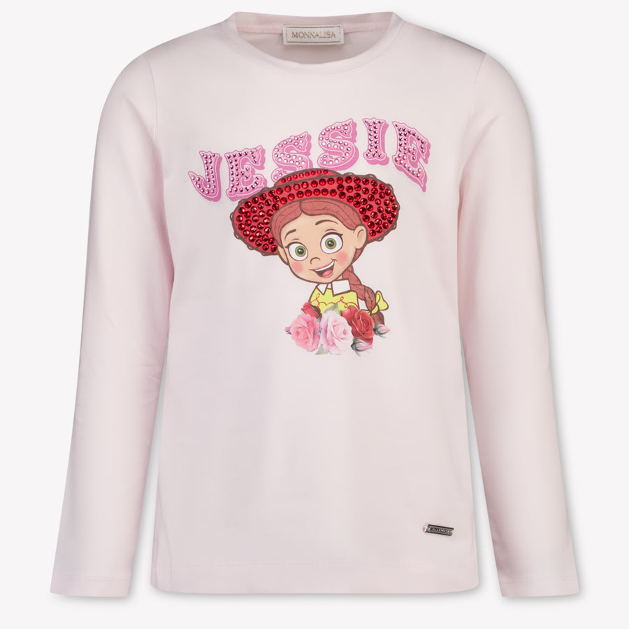 MonnaLisa Enfants Filles T-shirt dans Rose Léger