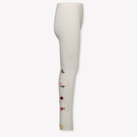 MonnaLisa Enfants Filles Collants en blanc cassé