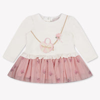 MonnaLisa Bébé Filles Robe en blanc cassé