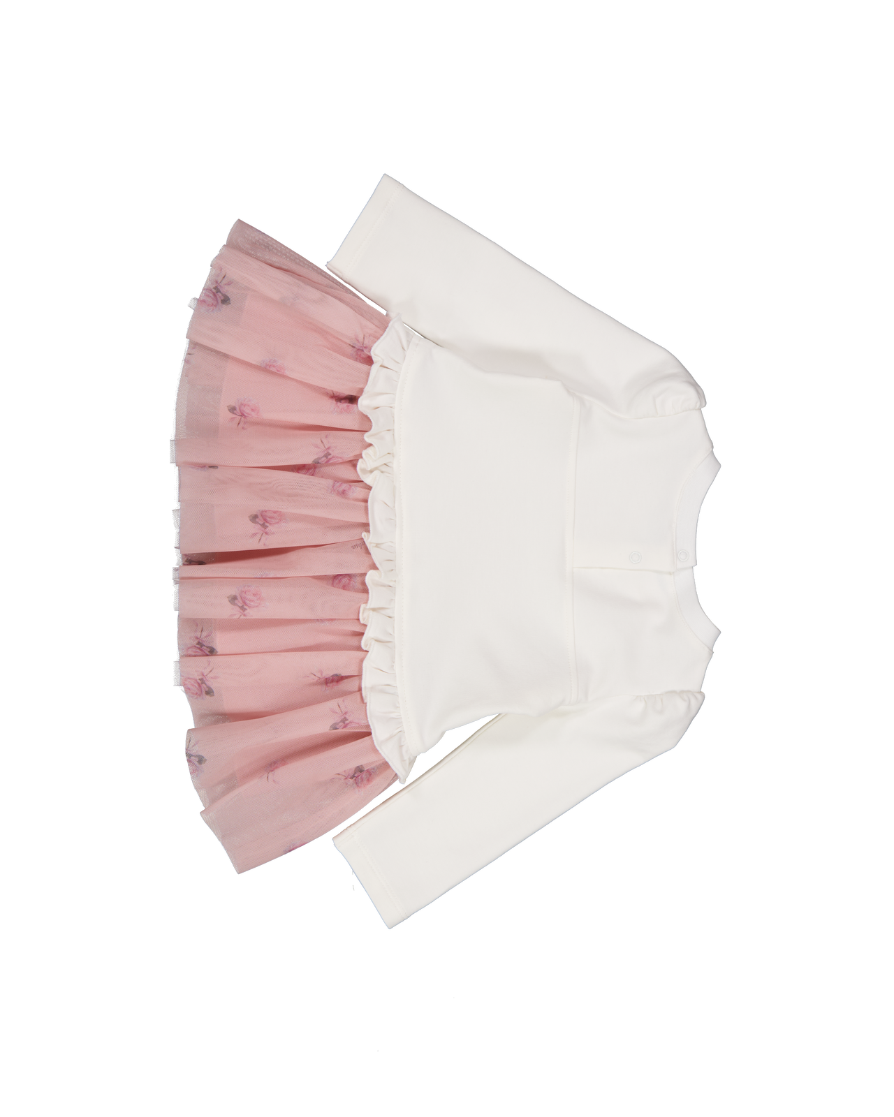 MonnaLisa Baby Girls Dress In OffWhite