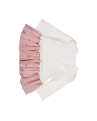 MonnaLisa Baby Girls Dress In OffWhite