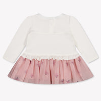 MonnaLisa Bébé Filles Robe en blanc cassé