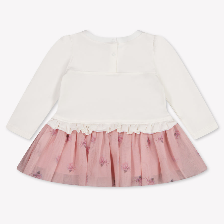 MonnaLisa Bébé Filles Robe en blanc cassé