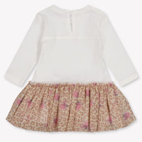 MonnaLisa Bébé Filles Robe en blanc cassé