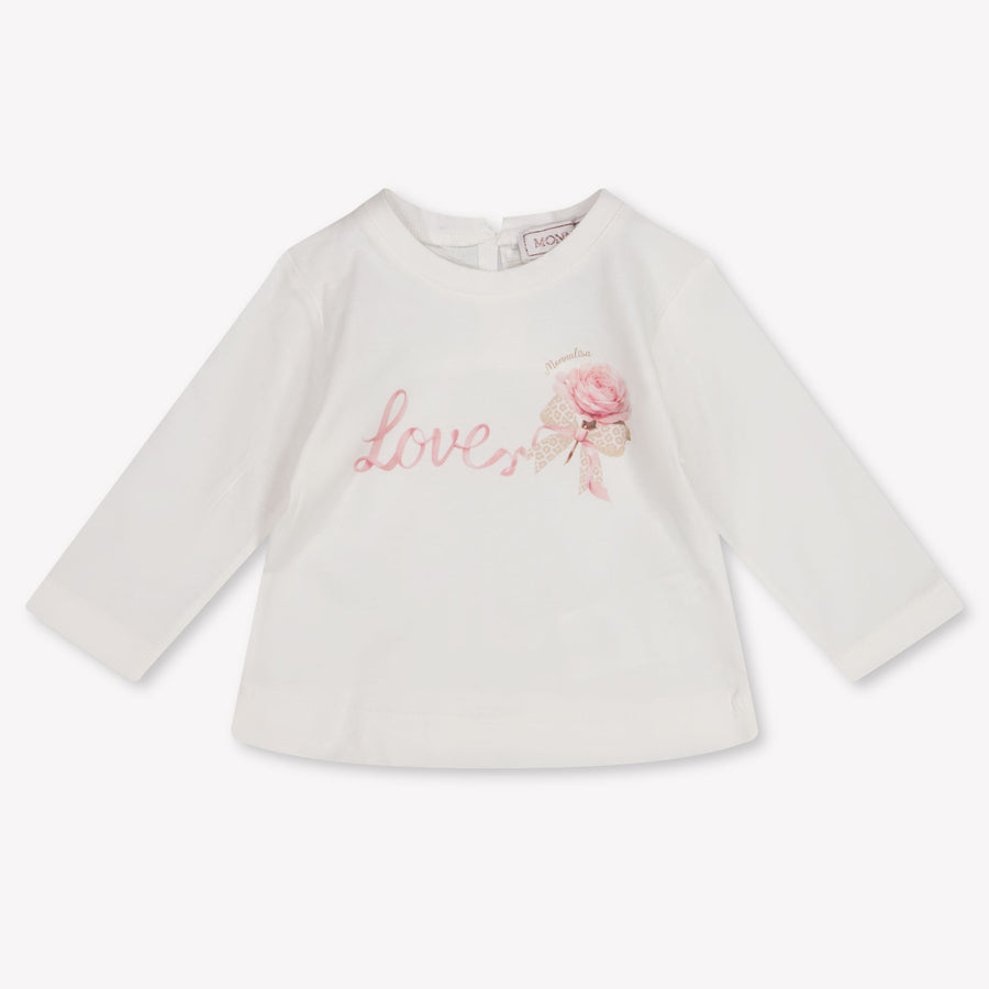MonnaLisa Bambino Ragazze Maglietta dentro Off White