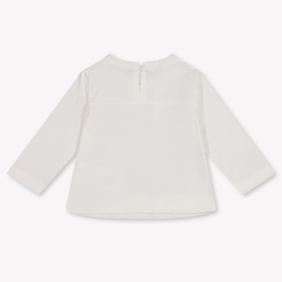 MonnaLisa Bébé Filles T-shirt en blanc cassé