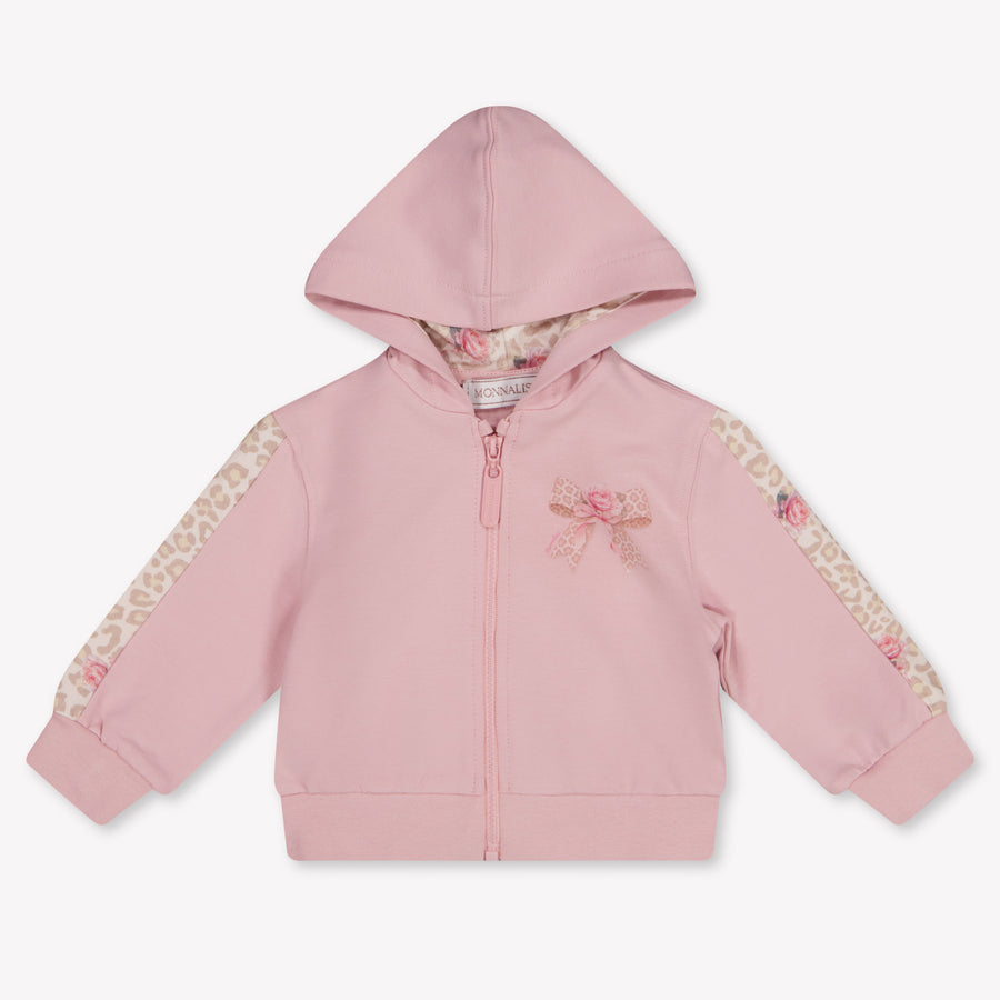 MonnaLisa Baby Mädchen Strickjacke In Hellrosa