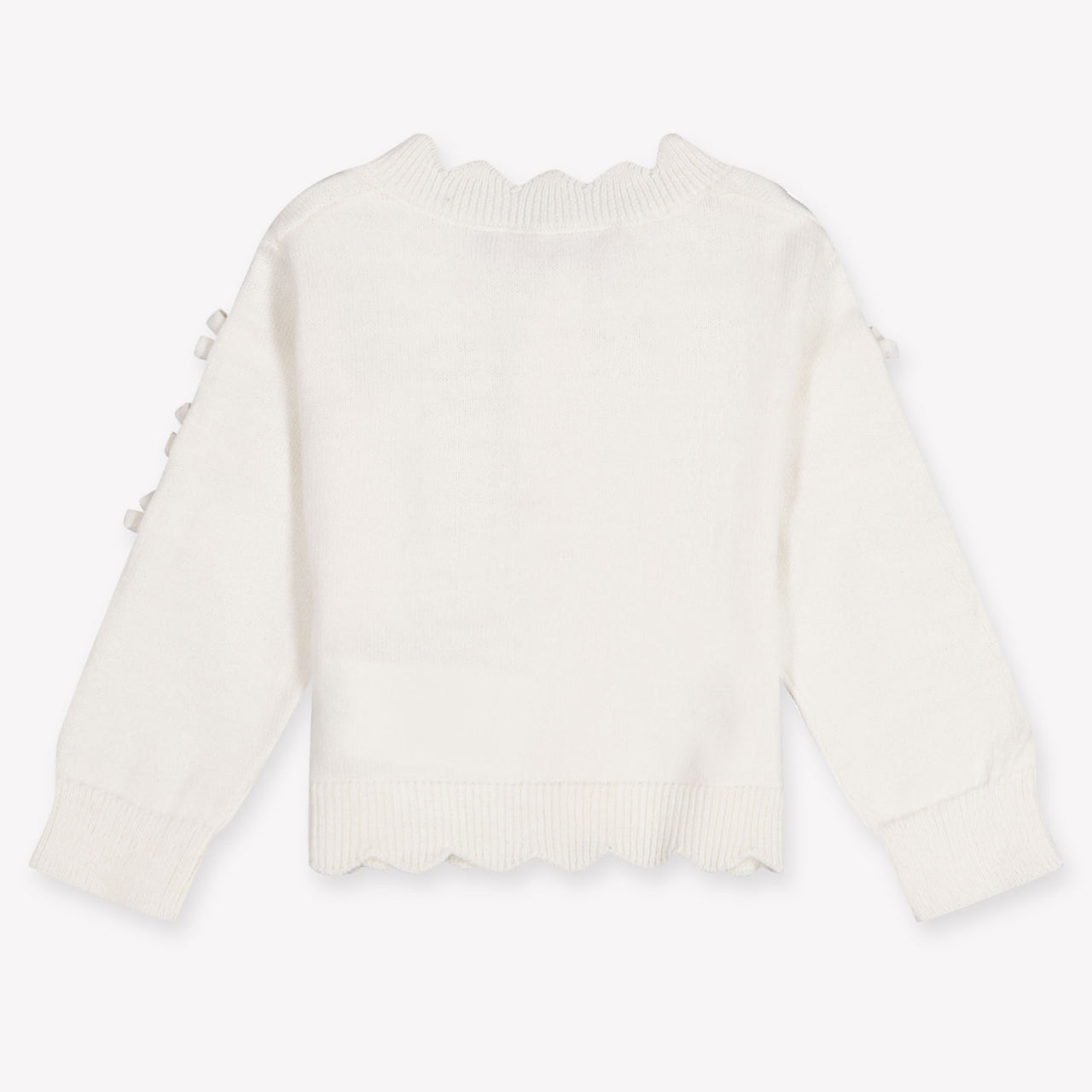 MonnaLisa Baby Mädchen Strickjacke In Grauweiß