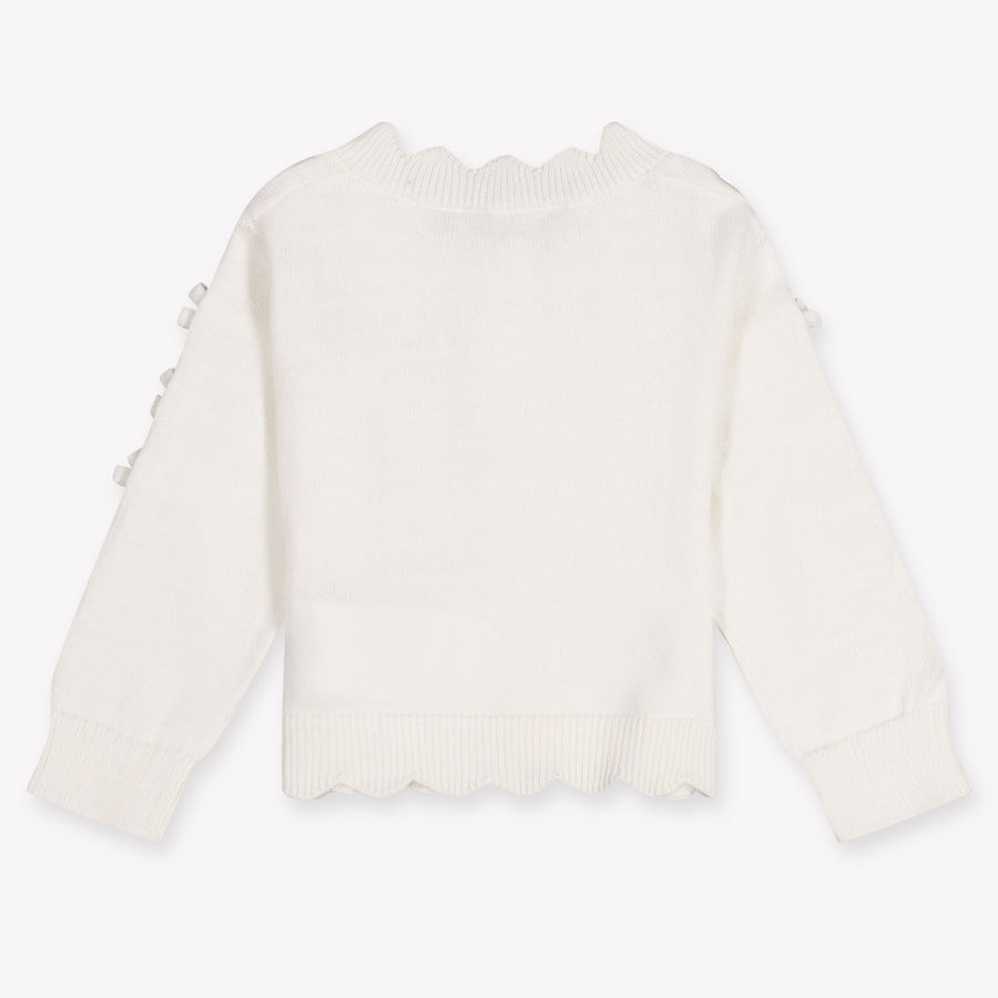 MonnaLisa Baby Mädchen Strickjacke In Grauweiß