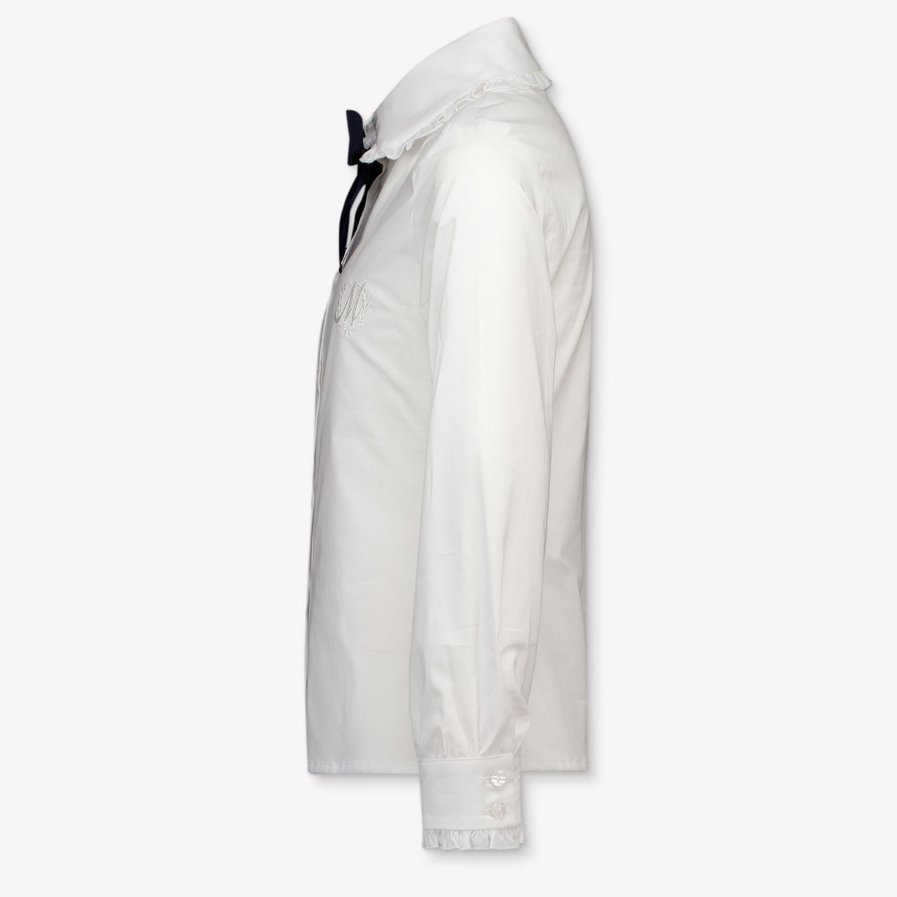 MonnaLisa Kinder Meisjes Blouse In Wit