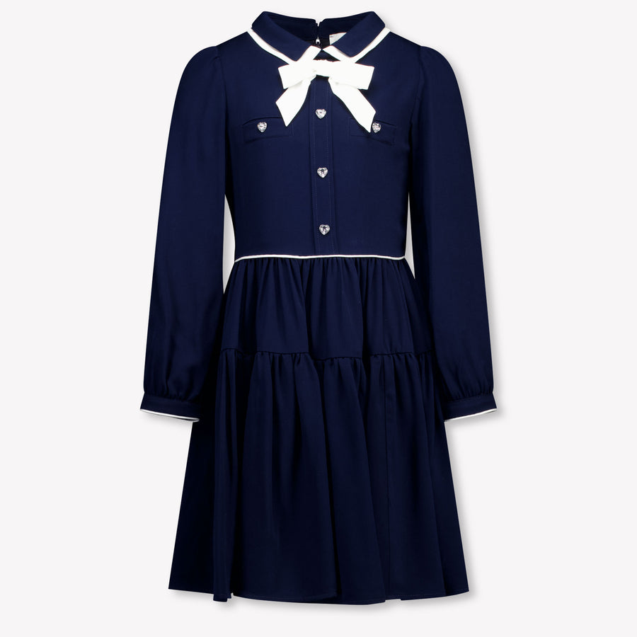 MonnaLisa Bambini Ragazze Vestirsi Navy