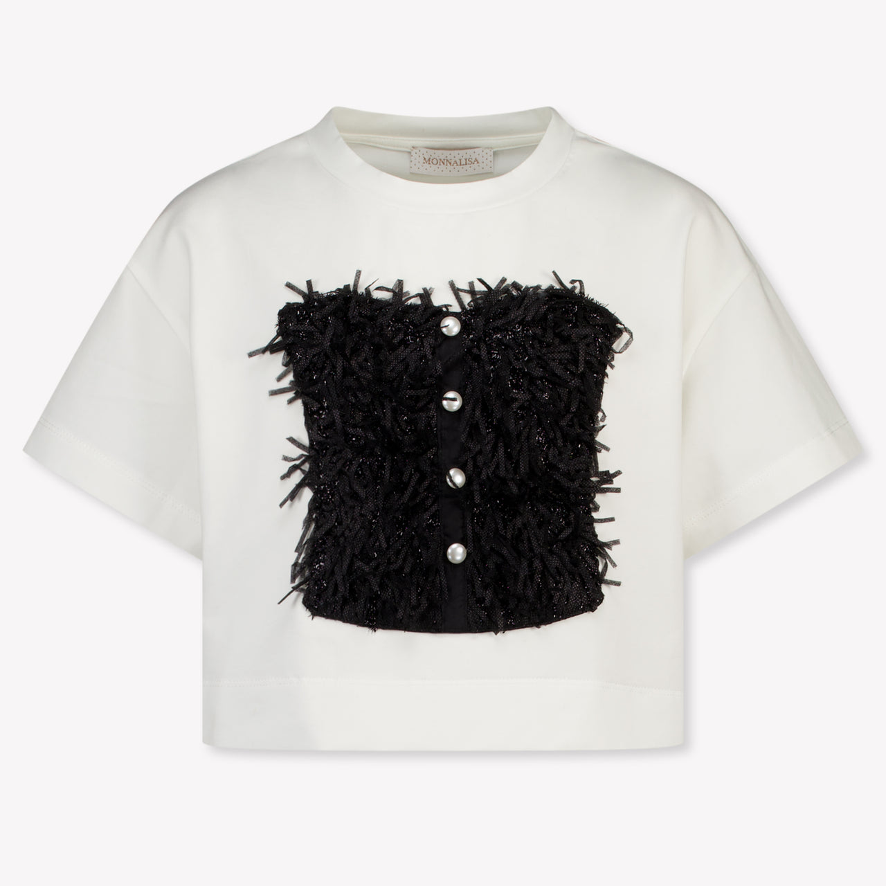 MonnaLisa Kids Girls T-Shirt In Black