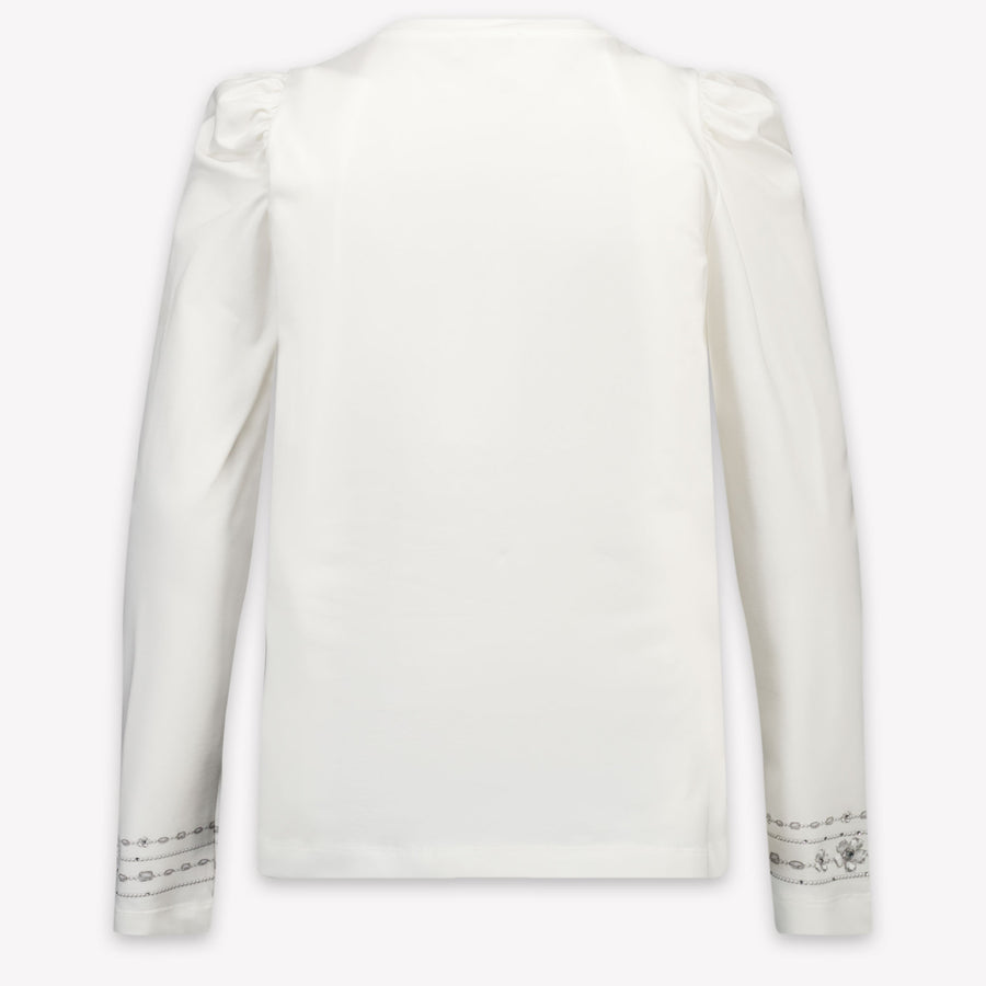 MonnaLisa Bambini Ragazze Maglietta dentro Off White