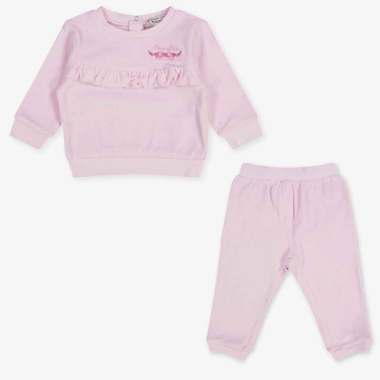 MonnaLisa Baby Mädchen Jogginganzug In Hellrosa