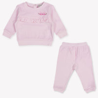MonnaLisa Baby Mädchen Jogginganzug In Hellrosa