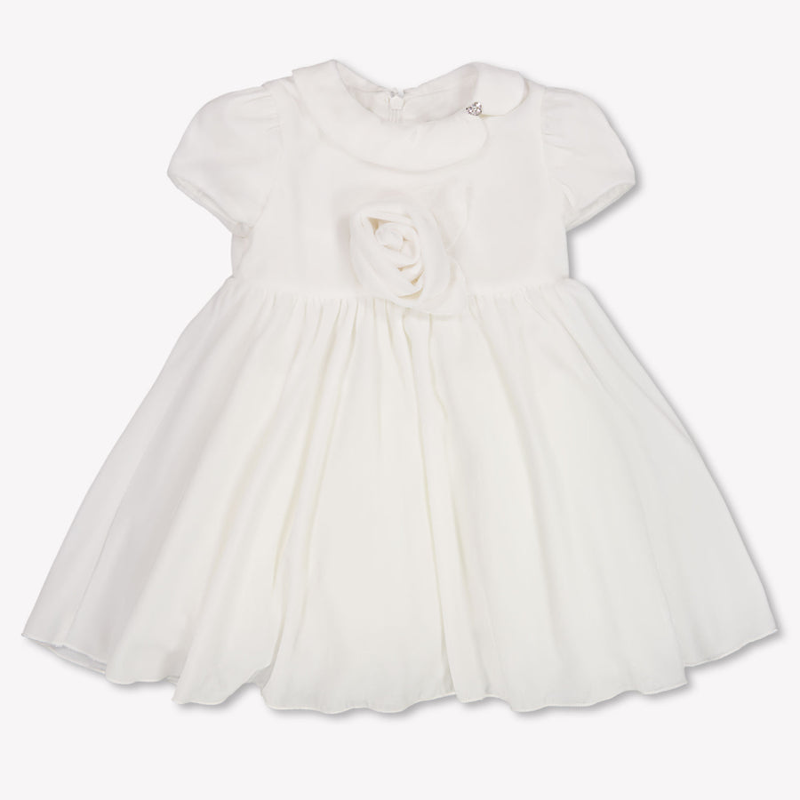 MonnaLisa Bébé Filles Robe en blanc cassé
