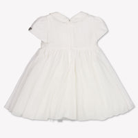 MonnaLisa Bébé Filles Robe en blanc cassé
