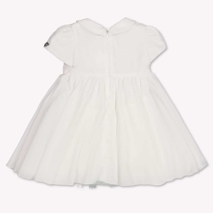 MonnaLisa Bébé Filles Robe en blanc cassé