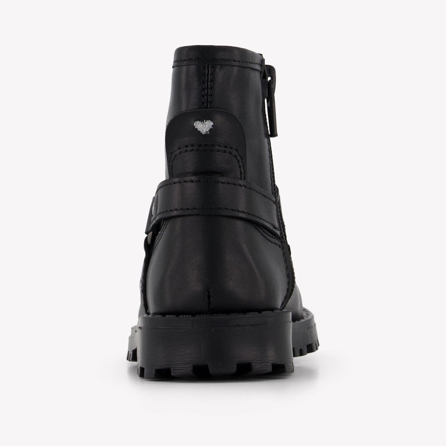 MonnaLisa Mädchen Stiefel rein Schwarz