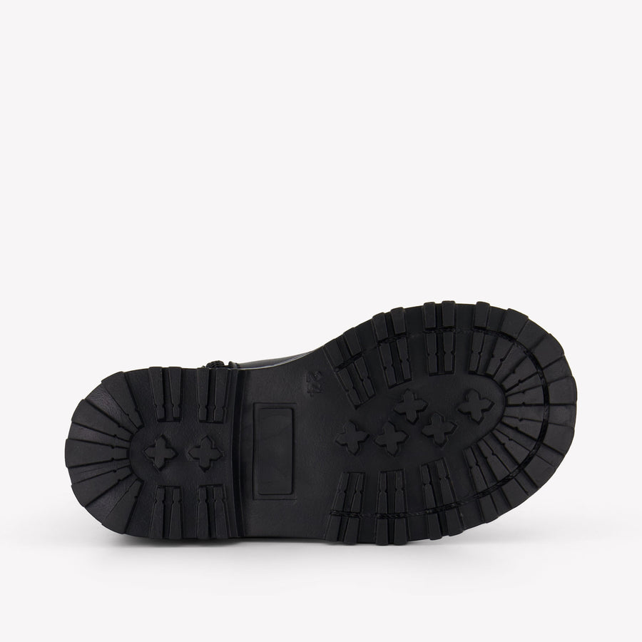 MonnaLisa Mädchen Stiefel rein Schwarz