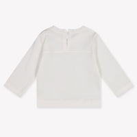 MonnaLisa Bébé Filles T-shirt en blanc cassé
