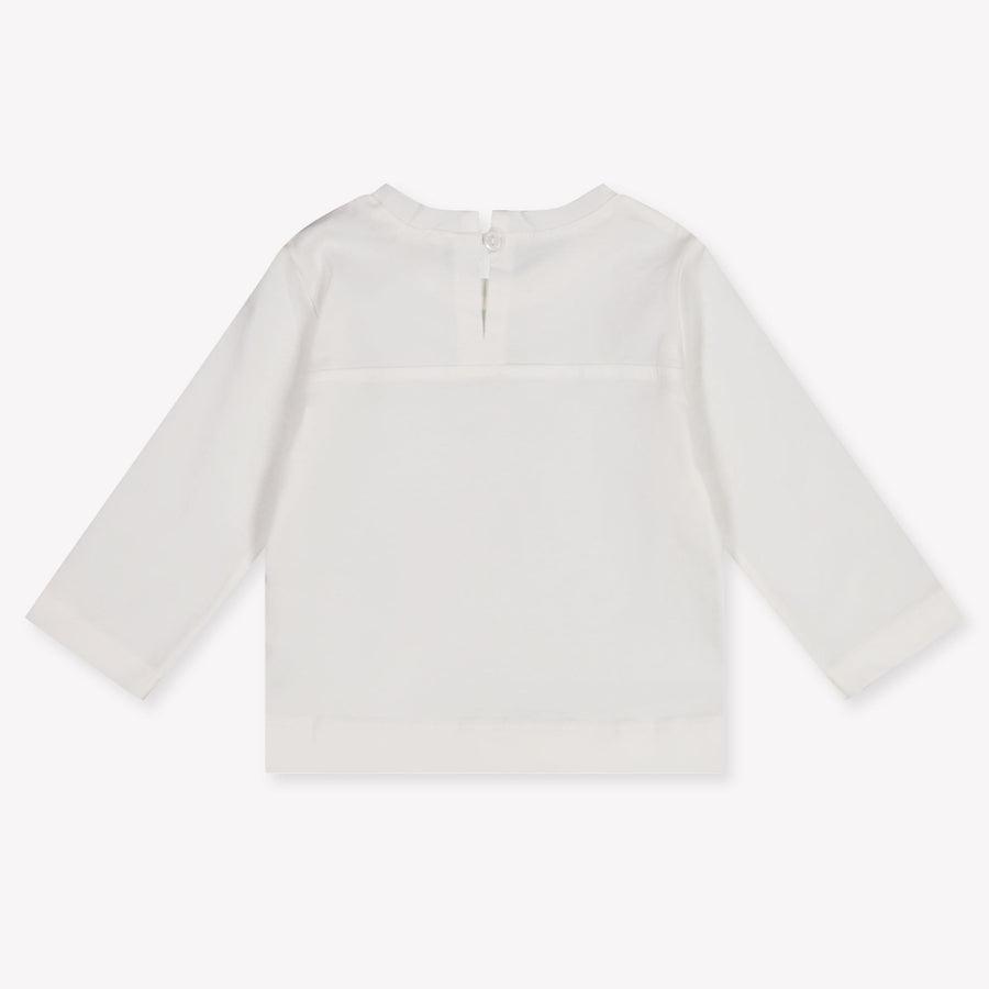 MonnaLisa Bébé Filles T-shirt en blanc cassé