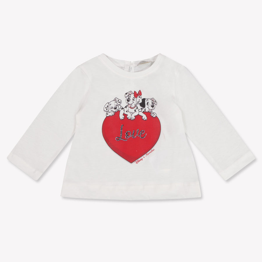 MonnaLisa Bambino Ragazze Maglietta dentro Off White