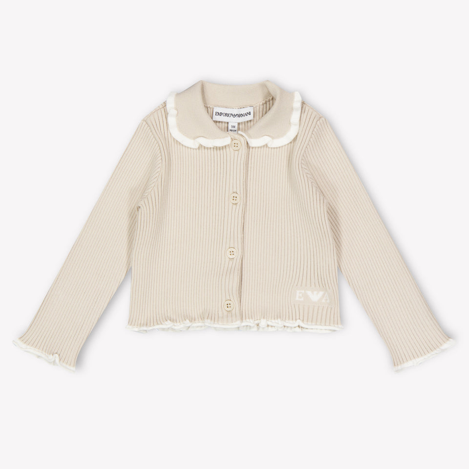 Armani Bébé Filles Cardigan en Beige